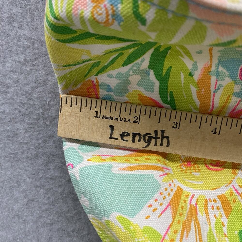 Lilly Pulitzer Sunshine State Palm Beach Tote Canvas Key Largo Large Bag Florida - Picture 9 of 11